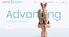 Desktop Screenshot of indivyoga.com