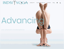 Tablet Screenshot of indivyoga.com